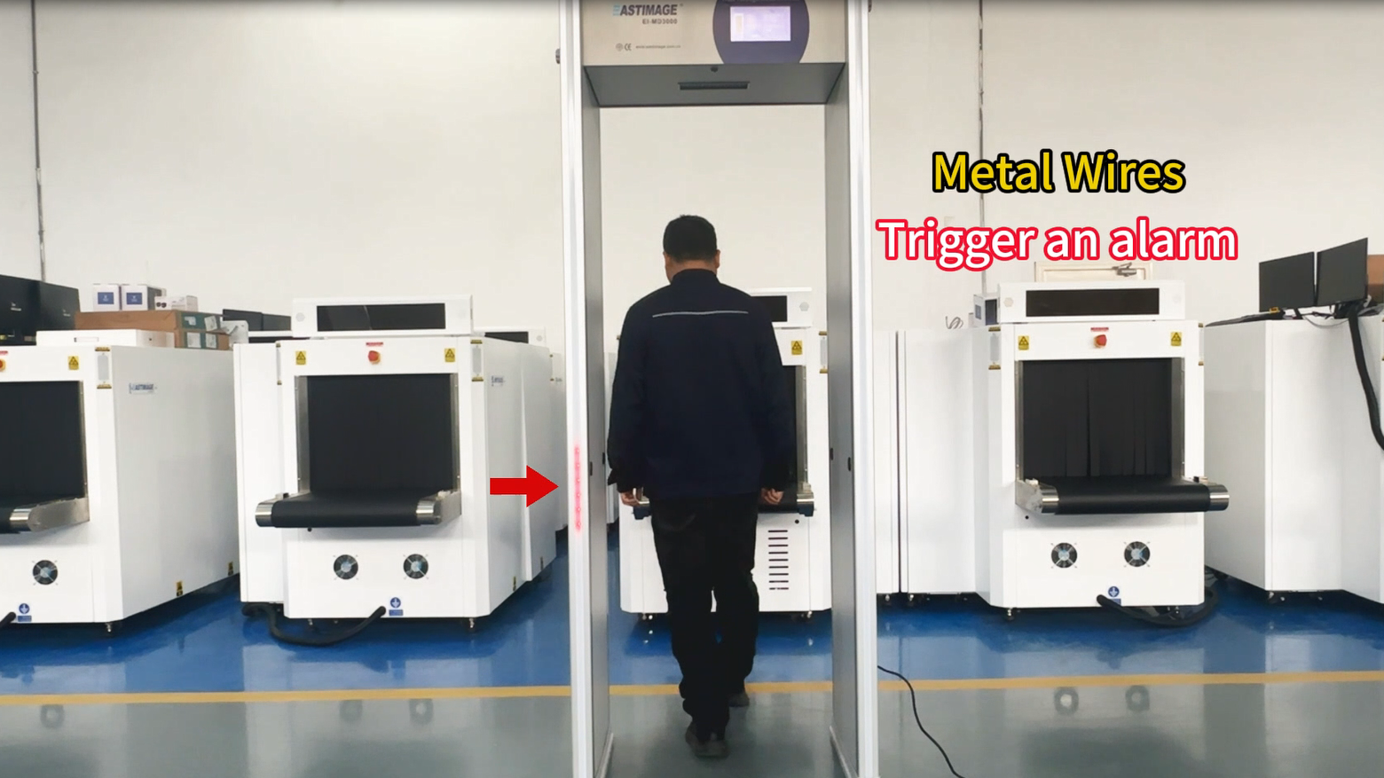 30 Adet EASTIMAGE MD3000 Geçmeli Metal Dedektörü İsrail'e Sevk Edildi: Güvenlik Tarama Ekipmanı Yurtdışında Tanındı