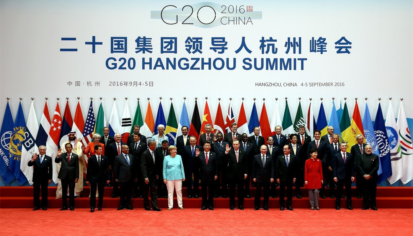 Hangzhou Çin'deki 2016 G20 zirvesi