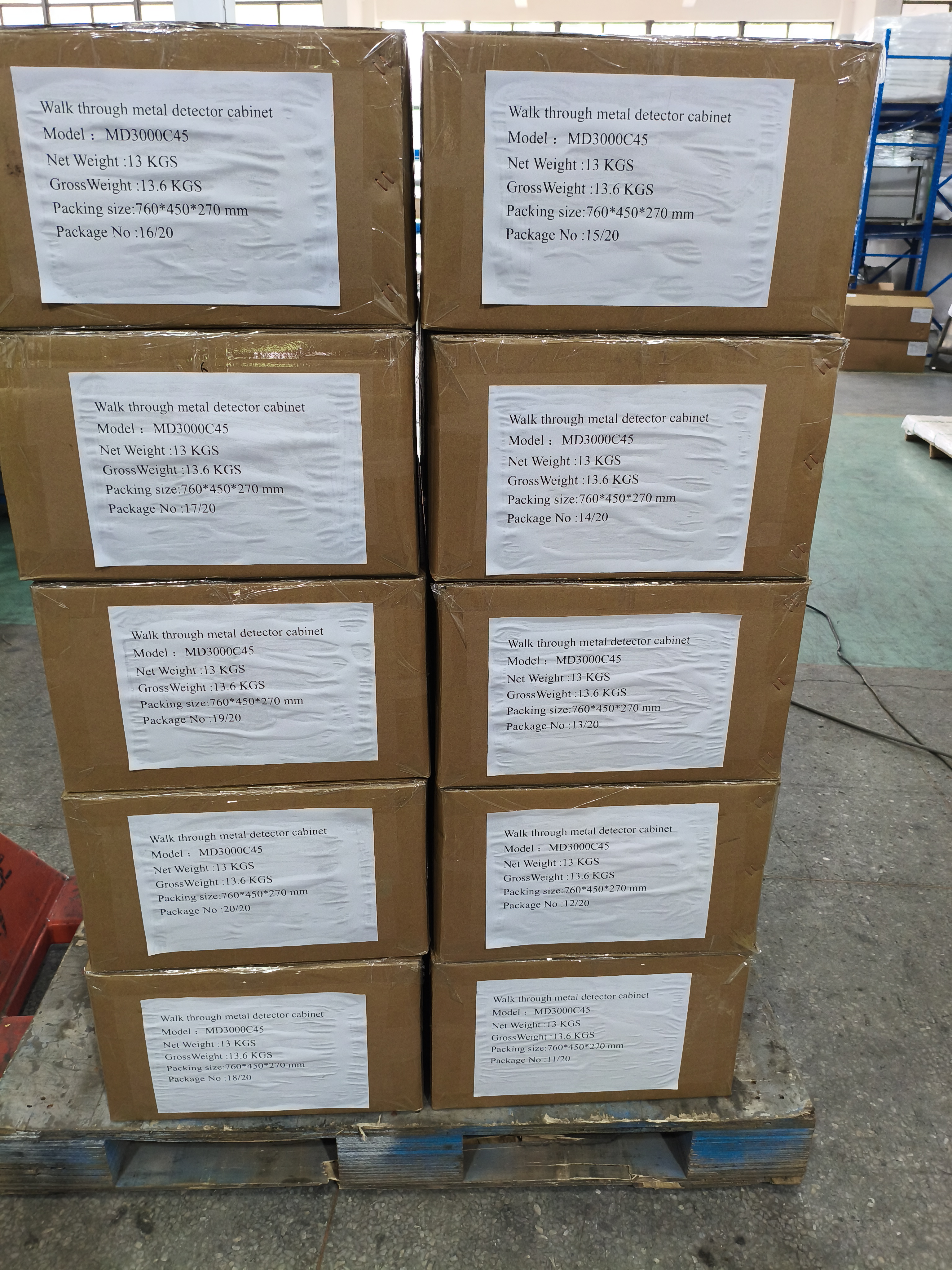 Nijerya'ya Verimli Teslimat: On güvenlik kapısının sorunsuz sevkiyatının Chronicle'ı